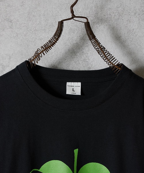 NUMBER (N)INE(ナンバーナイン)の「NUMBER (9)INE APPLE PRINTED CLASSIC L/S T-SHIRT / ナンバーナイン アップル ロゴプリント クラシック ロンT(Tシャツ/カットソー・メンズ・ブラック/チャコール/ホワイト/ホワイト×ブラック/ブラック×ホワイト・M/L/XL)」の22枚目の写真