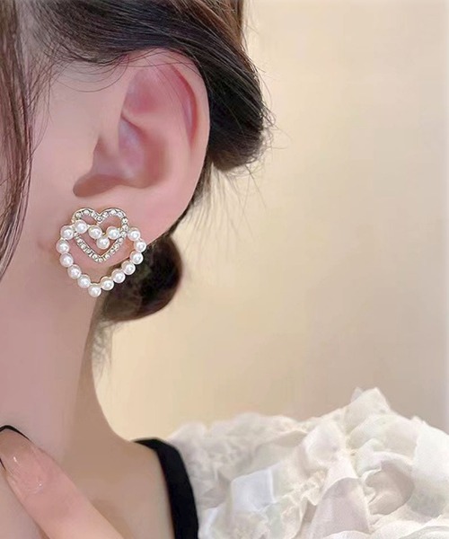 shoppinggo(ショッピングゴー)の「ピアス パール(ピアス(片耳用)・レディース・ホワイト・FREE)」の10枚目の写真
