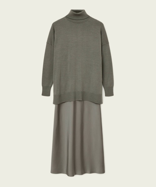 ALLSAINTS(オールセインツ)の「ALLSAINTS JUNO DRESS(ワンピース・レディース・ライトカーキ・SMALL/MEDIUM/LARGE)」の7枚目の写真