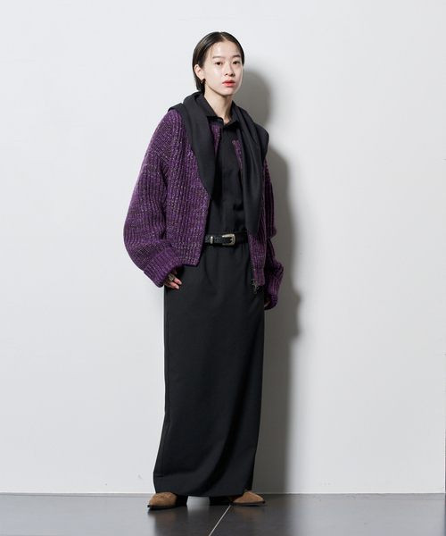 CITYSHOP(シティーショップ)の「STRAIGHT スカート(スカート・レディース・ブラック/チャコールグレー・36/38)」の11枚目の写真