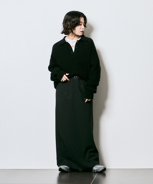 CITYSHOP(シティーショップ)の「STRAIGHT スカート(スカート・レディース・ブラック/チャコールグレー・36/38)」の13枚目の写真