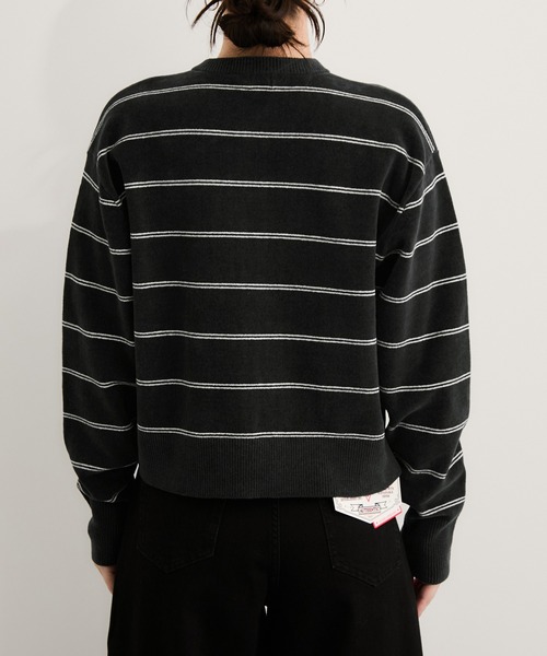 Healthknit(ヘルスニット)の「【Healthknit/ヘルスニット】Silky Mole Knit Cardigan/セットアップ対応(カーディガン/ボレロ・レディース・ブラウン系その他2/チャコールグレー/キナリ・FREE)」の15枚目の写真