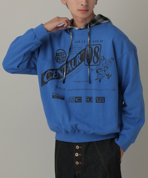 CENTAUR.KR（セントール）の「【UNISEX】CENTAUR／CENTAURタンゴプルオーバー（Tシャツ/カットソー・レディース・グレー/ブルー/レッド・SMALL/MEDIUM）」の2枚目の写真