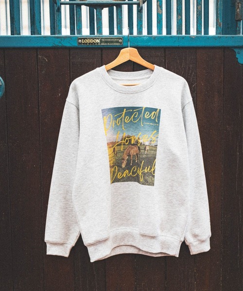 セール】【NASU FARM VILLAGE】フォトスウェットプルオーバー