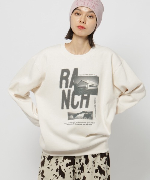 セール】【NASU FARM VILLAGE】フォトスウェットプルオーバー