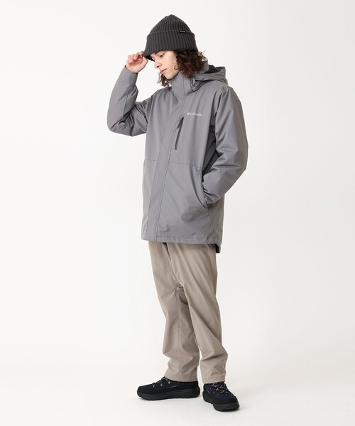 Columbia（コロンビア）の「大きめ Columbia／スプリットレンジルーズ ニットキャップ／コロンビア（ニットキャップ/ビーニー・レディース・グレー/ブラック/グリーン・ONE SIZE）」の5枚目の写真