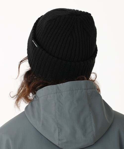 Columbia（コロンビア）の「大きめ Columbia／スプリットレンジルーズ ニットキャップ／コロンビア（ニットキャップ/ビーニー・レディース・グレー/ブラック/グリーン・ONE SIZE）」の12枚目の写真