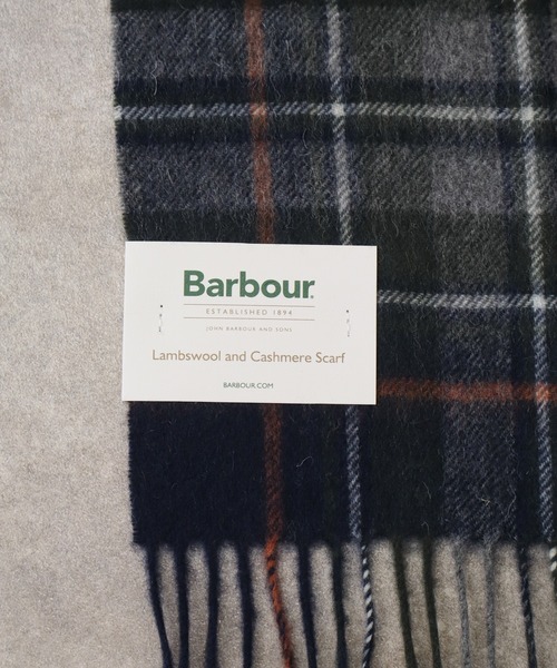セール】【BARBOUR/バブアー】New Check Tartan Scarf/ニュー チェック