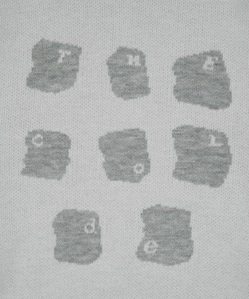 THECOLDESTMOMENT(ザコールデストモーメント)の「TCM typing logo knit (grey)(ニット/セーター・レディース・その他・SMALL/MEDIUM/LARGE)」の2枚目の写真