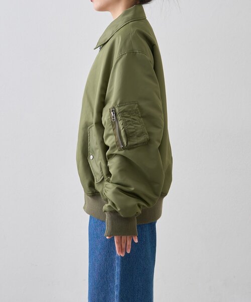 CIAOPANIC TYPY（チャオパニックティピー）の「【UNISEX】CWU-45Pフライトジャケット/MA-1（MA-1・レディース・ブラック/カーキ/キャメル・MEDIUM/LARGE）」の21枚目の写真