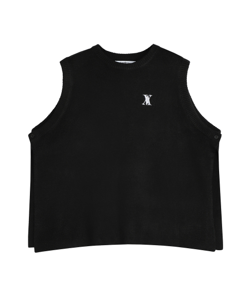 AVANDRESS(アバンドレス )の「AV Slit Knit Vest BLACK(ベスト・メンズ・その他・1/2/3)」の2枚目の写真