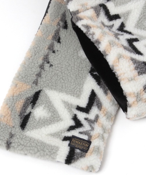 PENDLETON（ペンドルトン）の「【PENDLETON(ペンドルトン)】ボアマフラー（WOMEN)（マフラー・レディース・ライトグレー/ベージュ・FREE）」の7枚目の写真