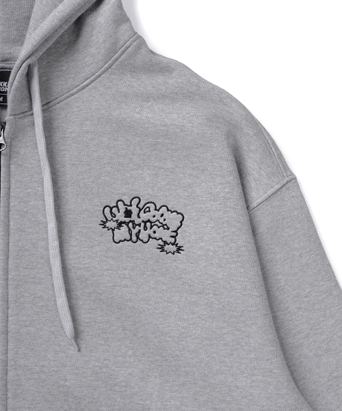 GAKKAI UNIONS(ガッカイユニオンズ)の「ウェルカムホーム刺繍フードジップアップグレー(パーカー・レディース・その他・SMALL/MEDIUM/LARGE)」の5枚目の写真