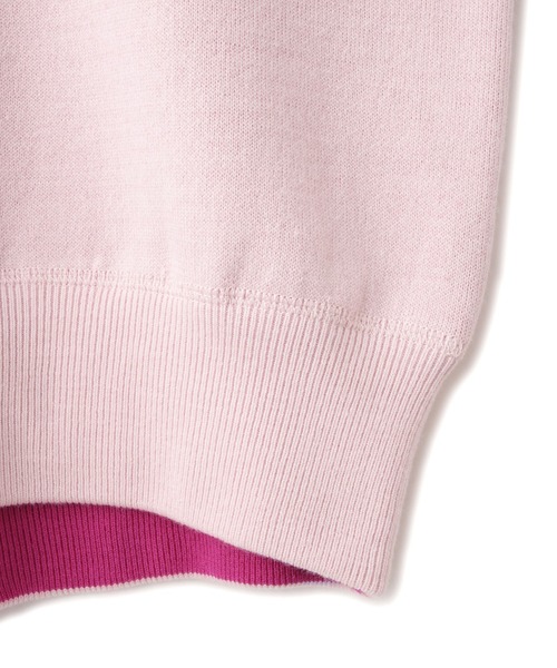 ADAM ET ROPE'(アダムエロペ)の「バイカラーリバーシブルニットプルオーバー(ニット/セーター・レディース・チャコールグレー/ピンク/ブラウン系その他・FREE)」の16枚目の写真