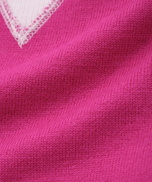 ADAM ET ROPE'(アダムエロペ)の「バイカラーリバーシブルニットプルオーバー(ニット/セーター・レディース・チャコールグレー/ピンク/ブラウン系その他・FREE)」の20枚目の写真