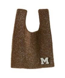 Mila Owen | ビーズバッチ付きラメニットトートバッグ(トートバッグ)