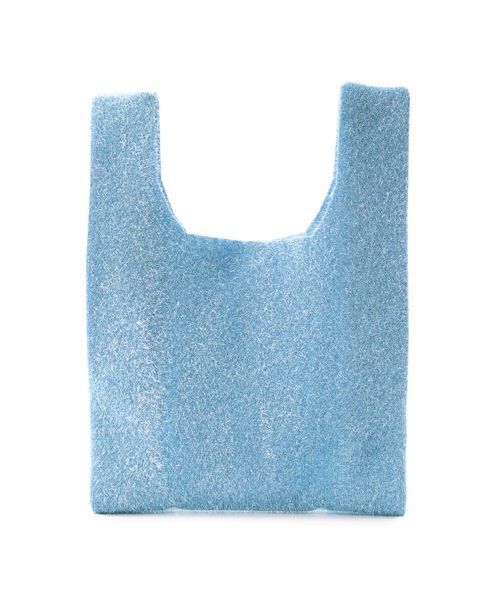 Mila Owen（ミラオーウェン）の「ビーズバッチ付きラメニットトートバッグ（トートバッグ・レディース・イエロー/ブラウン/ライトブルー/ブラック・F）」の10枚目の写真