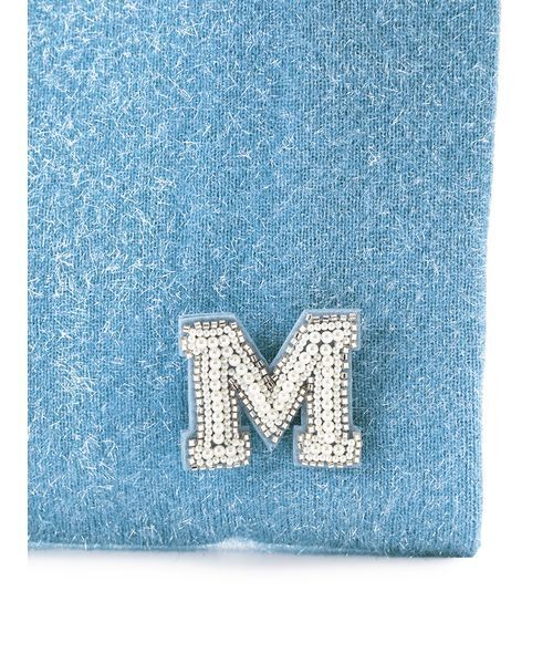 Mila Owen（ミラオーウェン）の「ビーズバッチ付きラメニットトートバッグ（トートバッグ・レディース・イエロー/ブラウン/ライトブルー/ブラック・F）」の8枚目の写真