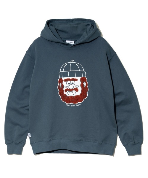 gym master（ジムマスター）の「gym master/ジムマスター　10.3oz open your heart スウェットプルパーカー（パーカー・メンズ・ブラック/ブルー系その他・X-LARGE/LARGE/MEDIUM）」の10枚目の写真