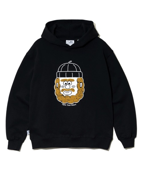 gym master（ジムマスター）の「gym master/ジムマスター　10.3oz open your heart スウェットプルパーカー（パーカー・メンズ・ブラック/ブルー系その他・X-LARGE/LARGE/MEDIUM）」の12枚目の写真