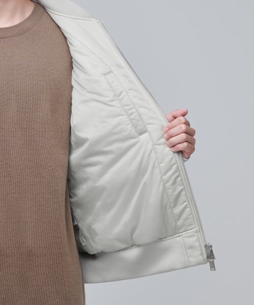 MUSINSA STANDARD（ムシンサスタンダード）の「特大MA-1ボンバージャケット【ダスティクリーム】（MA-1・メンズ・その他・X-LARGE）」の12枚目の写真