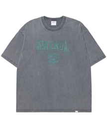 EMBLEM WASHED T-SHIRT - WASHED GRAY