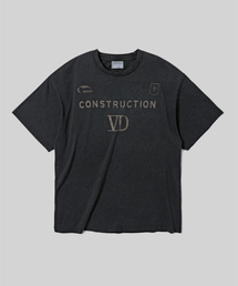 Verdnt（バーダント）の「VDロゴピグメントブロックコア半袖Tシャツ[ブラック]（Tシャツ/カットソー）」