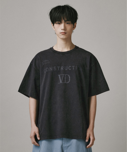 Verdnt（バーダント）の「VDロゴピグメントブロックコア半袖Tシャツ[ブラック]（Tシャツ/カットソー・レディース・ブラック・SMALL/MEDIUM/LARGE）」の2枚目の写真