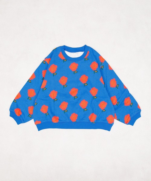 MARKEY'S（マーキーズ）の「ソウガラトレーナー（スウェット・キッズ・グリーン/ブラウン/グリーン系その他/ブラック系その他/オフホワイト/ブルー/ピンク系その他/ブラック・130/120/110/100/95/90/80/150/140）」の7枚目の写真