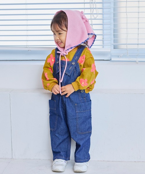 MARKEY'S（マーキーズ）の「ソウガラトレーナー（スウェット・キッズ・グリーン/ブラウン/グリーン系その他/ブラック系その他/オフホワイト/ブルー/ピンク系その他/ブラック・130/120/110/100/95/90/80/150/140）」の9枚目の写真