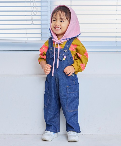 MARKEY'S（マーキーズ）の「ソウガラトレーナー（スウェット・キッズ・グリーン/ブラウン/グリーン系その他/ブラック系その他/オフホワイト/ブルー/ピンク系その他/ブラック・130/120/110/100/95/90/80/150/140）」の10枚目の写真