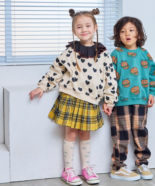 MARKEY'S（マーキーズ）の「ソウガラトレーナー（スウェット・キッズ・グリーン/ブラウン/グリーン系その他/ブラック系その他/オフホワイト/ブルー/ピンク系その他/ブラック・130/120/110/100/95/90/80/150/140）」の14枚目の写真