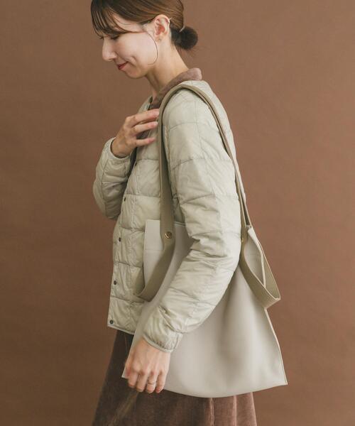 セール】TAION CREW NECK BUTTON DOWN JACKET（ダウンジャケット