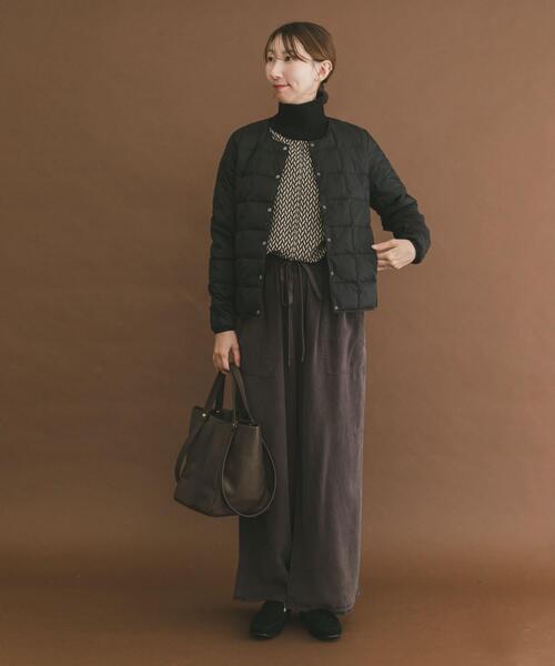 ITEMS URBANRESEARCH(アイテムズ アーバンリサーチ)の「TAION CREW NECK BUTTON DOWN JACKET(ダウンジャケット/コート・レディース・ブラック/グレー/グレー系その他・MEDIUM/LARGE/X-LARGE)」の18枚目の写真