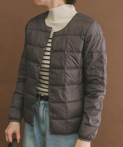 ITEMS URBANRESEARCH(アイテムズ アーバンリサーチ)の「TAION CREW NECK BUTTON DOWN JACKET(ダウンジャケット/コート・レディース・ブラック/グレー/グレー系その他・MEDIUM/LARGE/X-LARGE)」の22枚目の写真
