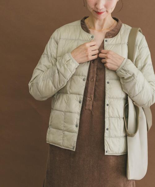 ITEMS URBANRESEARCH(アイテムズ アーバンリサーチ)の「TAION CREW NECK BUTTON DOWN JACKET(ダウンジャケット/コート・レディース・ブラック/グレー/グレー系その他・MEDIUM/LARGE/X-LARGE)」の10枚目の写真