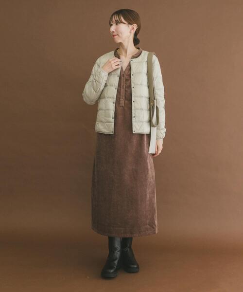ITEMS URBANRESEARCH(アイテムズ アーバンリサーチ)の「TAION CREW NECK BUTTON DOWN JACKET(ダウンジャケット/コート・レディース・ブラック/グレー/グレー系その他・MEDIUM/LARGE/X-LARGE)」の11枚目の写真