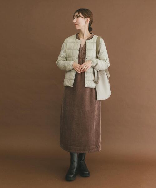 ITEMS URBANRESEARCH(アイテムズ アーバンリサーチ)の「TAION CREW NECK BUTTON DOWN JACKET(ダウンジャケット/コート・レディース・ブラック/グレー/グレー系その他・MEDIUM/LARGE/X-LARGE)」の12枚目の写真