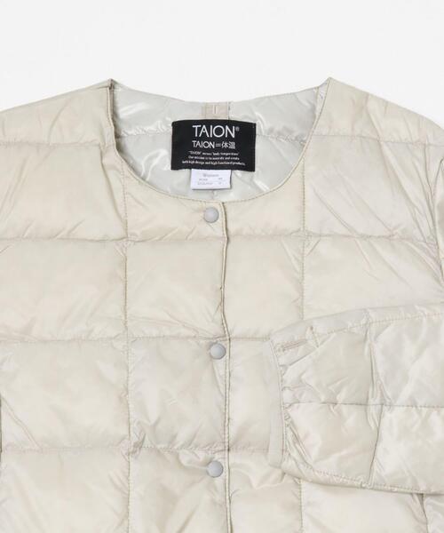 ITEMS URBANRESEARCH(アイテムズ アーバンリサーチ)の「TAION CREW NECK BUTTON DOWN JACKET(ダウンジャケット/コート・レディース・ブラック/グレー/グレー系その他・MEDIUM/LARGE/X-LARGE)」の14枚目の写真
