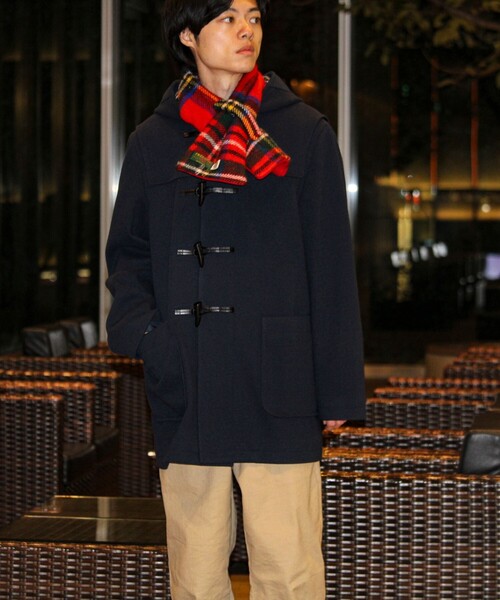 GLOSTER（グロスター）の「【昨年人気アイテム再登場】クラシックダッフルコート（ダッフルコート・メンズ・ベージュ/ネイビー/チャコールグレー・S/M/L）」の3枚目の写真