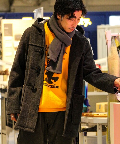 GLOSTER（グロスター）の「【昨年人気アイテム再登場】クラシックダッフルコート（ダッフルコート・メンズ・ベージュ/ネイビー/チャコールグレー・S/M/L）」の2枚目の写真