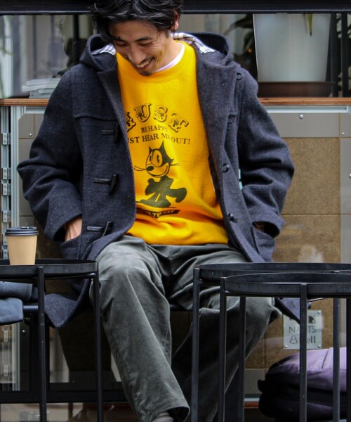 GLOSTER（グロスター）の「【昨年人気アイテム再登場】クラシックダッフルコート（ダッフルコート・メンズ・ベージュ/ネイビー/チャコールグレー・S/M/L）」の17枚目の写真