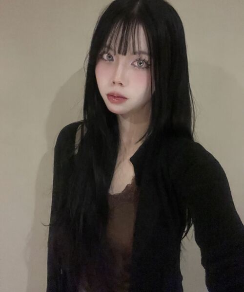ROSEFRANTZ（ロゼフランツ）の「Hairy Slim Fur Cardigan [Charcoal]（カーディガン/ボレロ・レディース・ダークグレー・OS）」の6枚目の写真