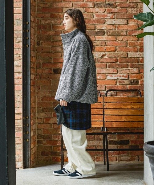 GEORGE'S（ジョージズ）の「カーリーボアブルゾン（ブルゾン・レディース・ブラック/グレー・SMALL/MEDIUM）」の15枚目の写真