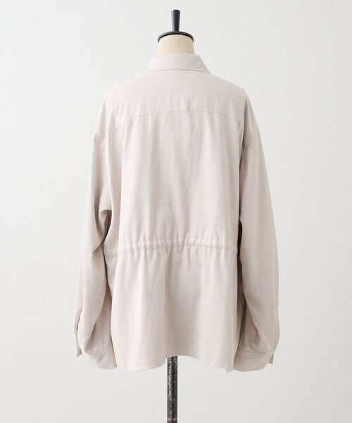 ear PAPILLONNER（イアパピヨネ）の「スエードドロストチュニック【SUM1 STYLE】（シャツ/ブラウス・レディース・ブラック/ホワイト系その他・FREE）」の19枚目の写真