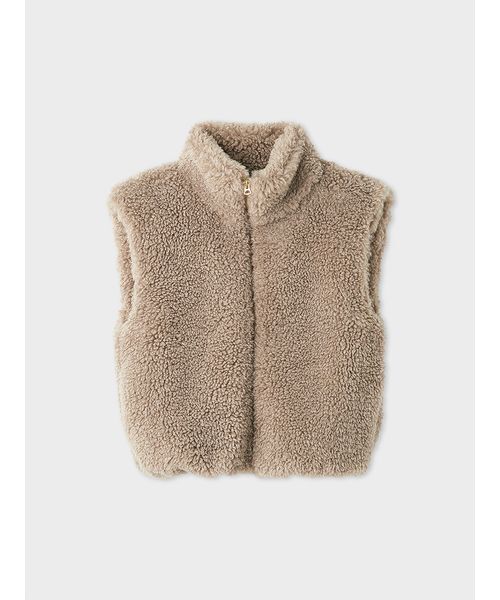 ミースロエ　ファーベスト MIESROHE｜ノーカラーエコファーベスト | Rakuten Fashion(楽天