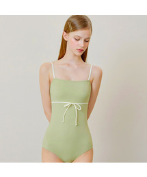 VIKINI VENDER（ビキニベンダー）の「Veroni Ribbon Monokini - Light green（水着）」