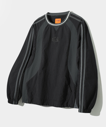 DIMITRI BLACK（ディミトリブラック）の「VLAD 配色 スモールロゴ ナイロン スウェット_ブラック（スウェット）」