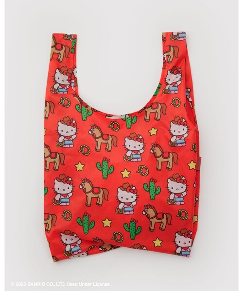 green label relaxing(グリーンレーベルリラクシング)の「<BAGGU>STANDARD / サンリオ 2 / キッズ(エコバッグ/サブバッグ・キッズ・レッド/ライトブルー・FREE)」の1枚目の写真