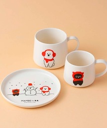 MAMBO（マンボ）の「MAMBO & B.B. ミニプレート / WINTER　snowman（食器）」